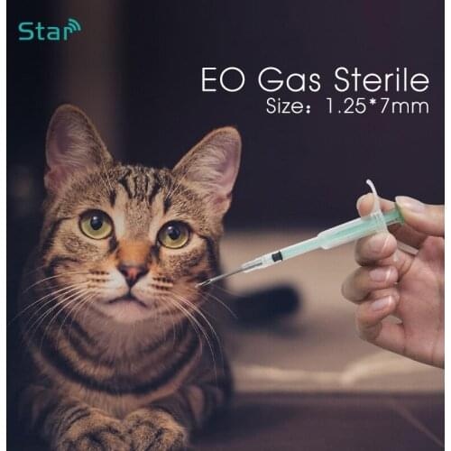 1.25*7mm fdx-b rfid animal fish microchip 134.2khz rfid Cat Dog Syringe/Pet Handheld animal rfid reader/EM4305 microchip writer