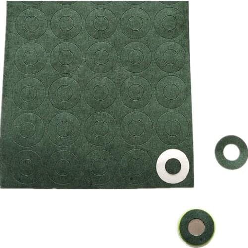100pcs 1S 18650 Li-ion Battery Insulation Gasket Barley Paper Battery Pack Cell Insulating Glue Patch Electrode Insulated Pads