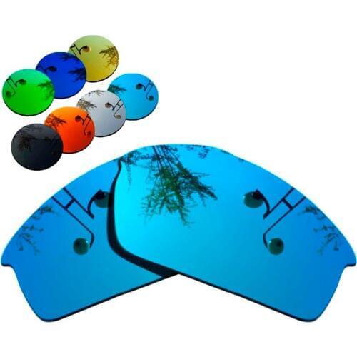 100% Precisely Cut Polarized Replacement Lenses for Bottlecap Sunglasses Blue Mirrored Coating Color- Choices