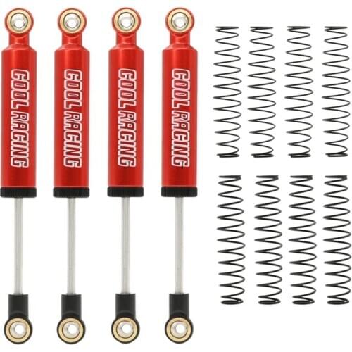 90mm Built-in Spring/Bow Metal Shock Absorber Shock Absorber for D90 SCX10 90046 TRX-4