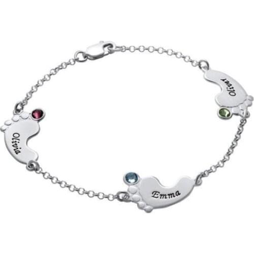 AETEEY Engraved Bracelets