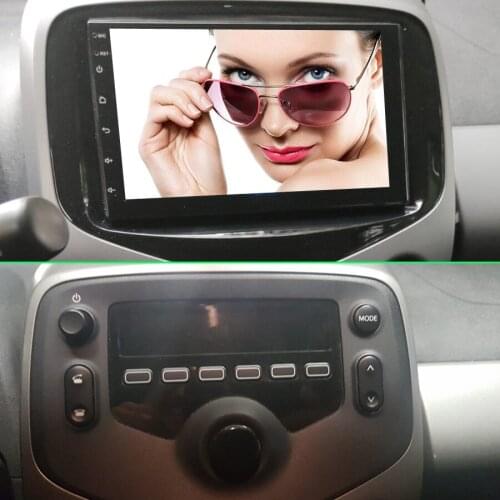 2Din Android 10 Car Radio Auto Stereo For Toyota Aygo 2018 Citroen C1 2017 Peugeot 108 2015 Central Multimedia Player Navigator