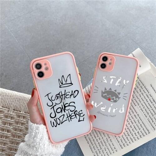 Riverdale Southside Serpent Jughead Jones Phone Cases Matte Transparent for iPhone 7 8 11 12 s mini pro X XS XR MAX Plus cover