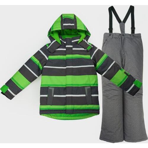 Honeyking Toddler Boy Children Kids Snowsuit Outdoor Ski Suit Set Winter Warm Snowboard Waterproof Windproof Hooded Jacket Pants