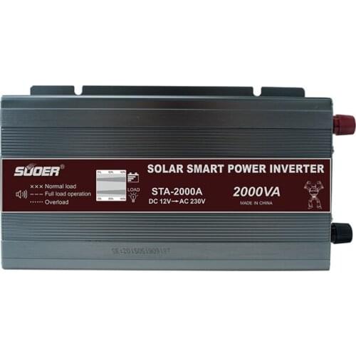 2kw Factory Directly Inverter Sale 12v Dc to 220v AC Inverter 2000w Power Inverter with Built-In USB 5V 1A Charging