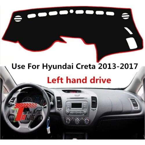 TAIJS Factory Classic Good Quality Polyester Fibre Car Dashboard Cover For Hyundai Creta 2013-2017 Left hand drive