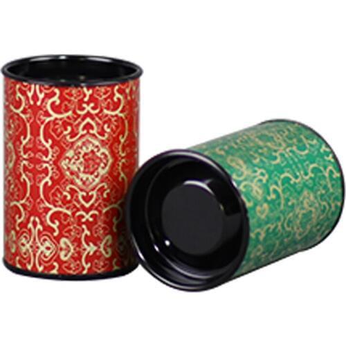 Xin Jia Yi Chinese Custom Design Round Tin Box Customized Round Chinese Tea Tin Box Chinese Pattern For Small Item Paper Box