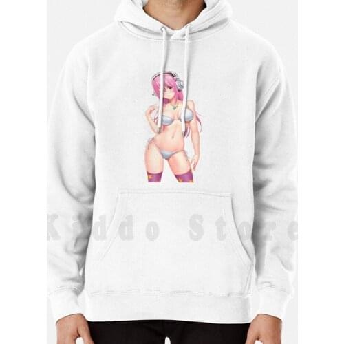 Lewd Super Sonico Ecchi Hentai Bikini Boobs hoodies long sleeve Anime Sonico Super Sonico Super Sonico Boobs