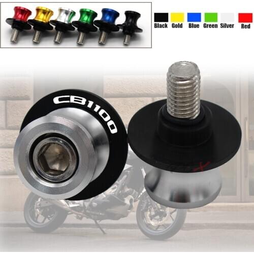 Motorcycle Accessories CNC Aluminum M8 Swingarm Spools Slider Stand Screw For Honda CB1100/GIO CB-1100 2013-2016