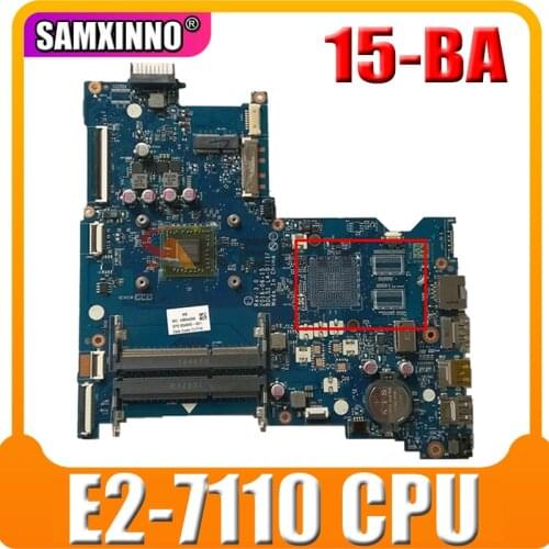 Original 854968-601 854968-001 For HP 15-BA Series Laptop Motherboard BDL51 LA-D711P W/E2-7110 CPU MB 100% Tested Fast Ship