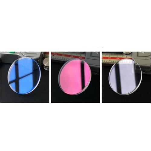 Flat Sapphire Watch Glass 32.7mm x 2.7mm For Casio MDV-106 Replacement Accessories Blue/Red/Transparent Optional