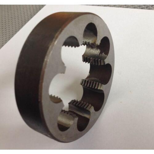 Free shipping 1PC Alloy steel made UNC/UN/UNEF/UN 1-3/8"-6/10/12/14/16/18/20/28 TPI manual die for hand thread metal workpieces