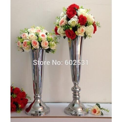 SPR 60cm high New! base dia: 5cm wedding table flower stands/flower vase for wedding table centerpieces