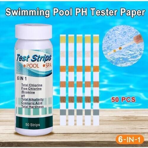 Chlorine Dip Test Strips Tub SPA Swimming Pool PH Tester Paper Bottle 2