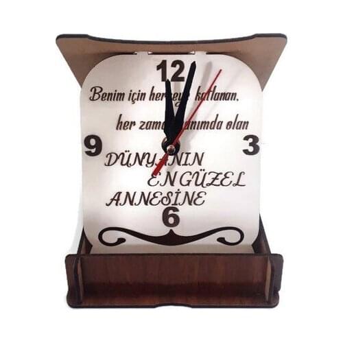The worlds Most Beautiful Mother Plaque clock desk clock relogio de mesa настольные часы reloj de escritorio