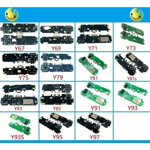 VIVO Y67 Y69 Y71 Y73 Y75 Y79 Y81S USB Charging Connector Flex Cable MIC Headphone Jack IC Part Smartphone Motherboard