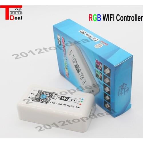 WIFI LED RGB Controller DC12-24V for RGB LED Strip Applicable to IOS and Android Mobile
