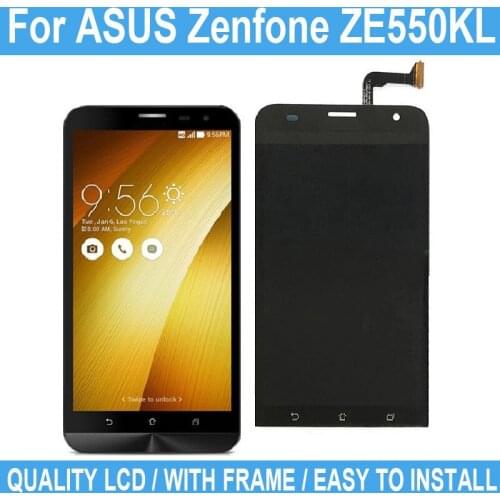 5.5" LCD For ASUS Zenfone 2 Laser ZE550KL Digitizer Display Screen Replacement For ZE550KL LCD Display Touch Screen With Frame