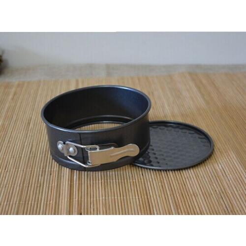 1PC 5 inch Mini Non-stick Bakeware Round Carbon Steel Springform Cake Pan, Chiffon Cake mold EJC 0515