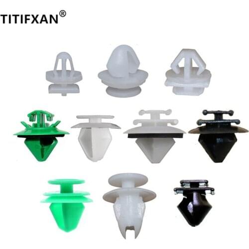 10PCS Trunk door bright strip trim buckle clip for Citroen Triumph C5 C2 Peugeot 308 307 plastic fasteners