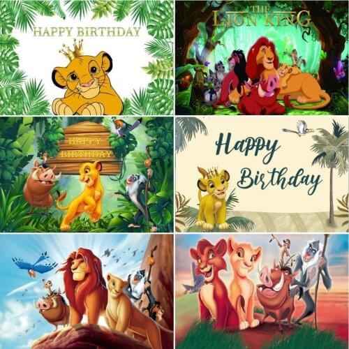 5D Diamond Painting Disney Lion King Backdrop Boy Birthday Party Baby Shower Full Square Diamond Embroidery Home Decor