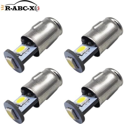 4 pcs 3030smd BA7S T7 car led bulb License plate interior dashboard instrument light auto mini indicator lamp AC 12V 150lm