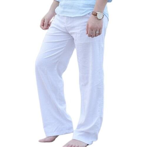 Arcsinx Line Mens pants Plus Size 3XL XXL XL Mens Clothing Spring Summer Casual Joggers Men Breathable Autumn Cotton Pants Men