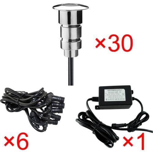 **DHL free**Aluminum Round DC12V LED Ground Spot Lighting Lamp 0.6W Uderground Lamp Outdoor Patio Sqaure for Decoration