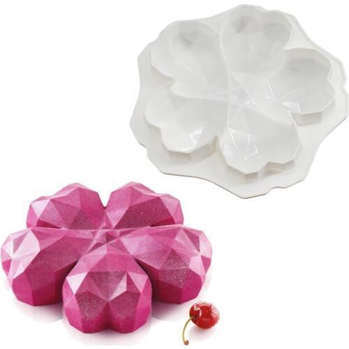 Filbake Sakura Origami Silicone Mold For Flower Baking Cake Decorating Tools Chocolate Ice Cream Mould Mousse Dessert Molds