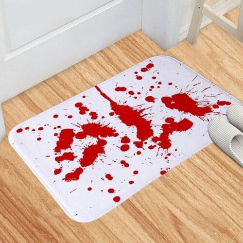 Quality doormat Blood novelty Bathroom Bath floor Mat Europe style Carpet Rug Water Absorption Non-slip 40*60cm doormats