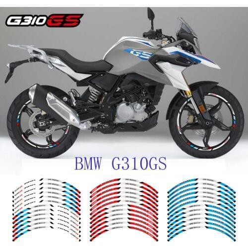 Kodaskin Motorcycle Wheel Decals Stickers Set Rim Stripes Laminated For bmw g310gs g 310gs g310 gs