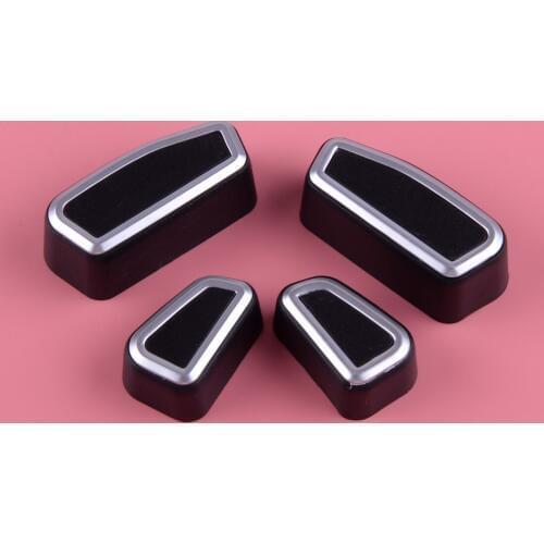 Beler ABS 4pcs Front Seat Adjust Switch Cover Trim Interior Styling Accessories fit for Jeep Cherokee Grand Cherokee Durango