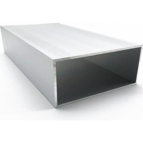 100mm*44mm*2mm square tube aluminum alloy hollow pipe rectangle straight duct vessel 100/200/300/400/500/550mm length