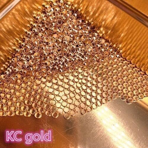 DIY 2/2.5/3/4mm Copper Ball End Crimp Beads Diameter Stopper Spacer Beads For Jewelry Making Finding #03