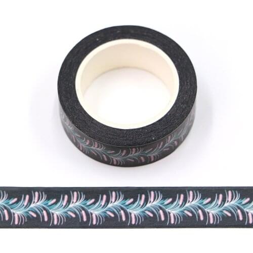 1PC 15mm x 10m Flower Washi Tape Scrapbook Paper Masking Adhesive Merry Christmas washy tape