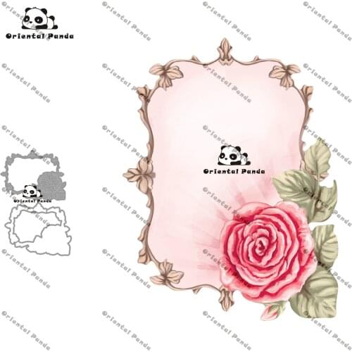 New Dies 2020 Camper Van Metal Flower mirror frame Dies diy Dies photo album cutting die Scrapbooking Stecil cutting die metal