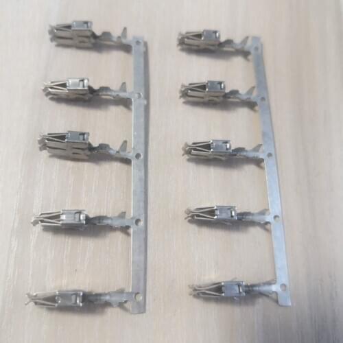 20/50/100pcs/lot Crimp Terminals (Pins) For Repair 0.5-2.5mm2 Wire For VW Audi Skoda VAG 000979023E