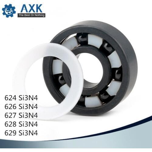 624 626 627 628 629 Full Ceramic Bearing ( 1 PC ) 4*13*5 mm Si3N4 Material 624CE All Silicon Nitride Ceramic Ball Bearings