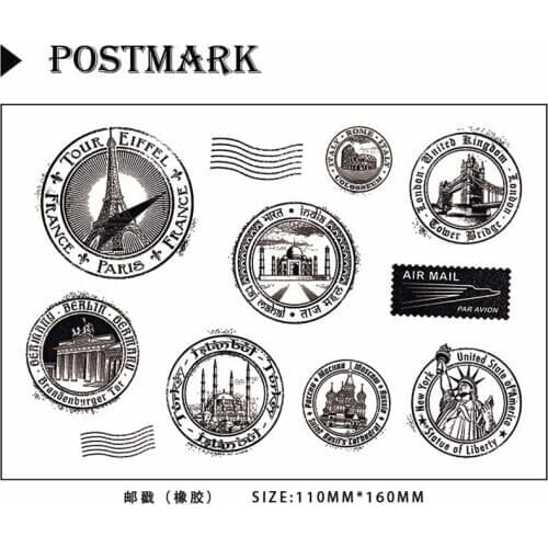 11*16CM Hot sale stamp Transparent Clear Stamps / Silicone Seals Roller Stamp for DIY scrapbooking photo album/Card Making