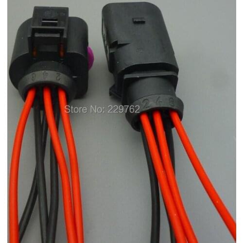 Shhworldsea 6 Pin 3B0973813 1J0973713 1.5mm Auto Temp sensor plug waterproof Electrical Wire connector for car truck