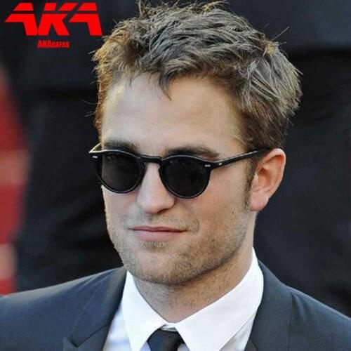 AKAgafas Small Frame Sunglasses for Men 2021 Retro Round Sunlasses Men/women Luxury Designer Sunglasses Men Gafas De Sol Hombre