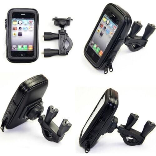 Upgrade Bike Phone Holder Waterproof Case Bicycle Bag Motorcycle Smartphone Holder Handlebar Stand For Iphone Samsung Mount
