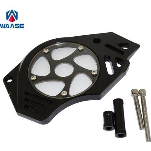 Waase For Kawasaki ER6N ER6F 2006 2007 2008 2009 2010 2011 2012 2013 2014-2017 Front Sprocket Chain Guard Cover Left Side Engine