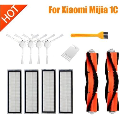 Main Brush Side Brush Filters Mop Cloth for Xiaomi Mijia 1C STYTJ01ZHM xiaomi DREAME F9 Robot Vacuum cleaner parts Accessories