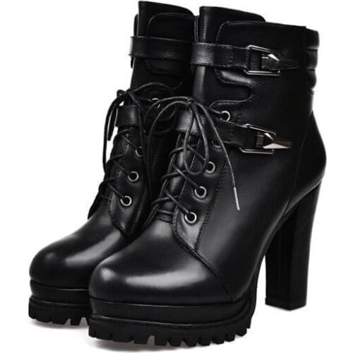 High Quality Knee High Boots Women Soft Leather Knee Winter Boots Comfortable Warm Fur Women Long Boots Shoes black brown 35-40