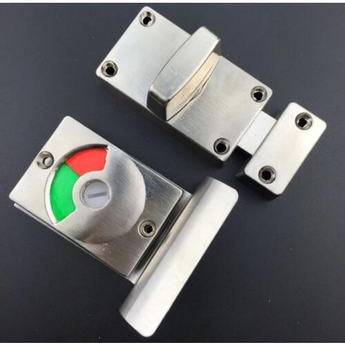 1.2-1.8CM thick Bathroom door lock with handle Zinc alloy latch