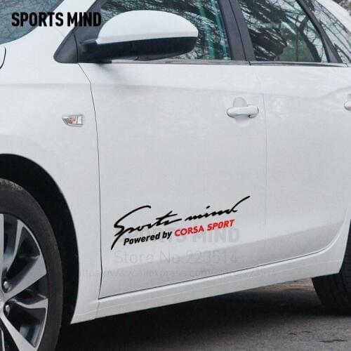 10 Pieces Sports Mind Vinyl Automobiles Car Sticker Decal Car Styling For Opel Corsa D Corsa C Exterior Accessories