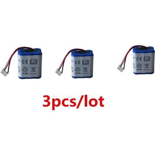 3pcs/lot 7.2Volt Newest 2500mAh Ni-MH 7.2V Rechargeable Battery for iRobot Roomba Braava 380 380T High Quality 2.5Ah