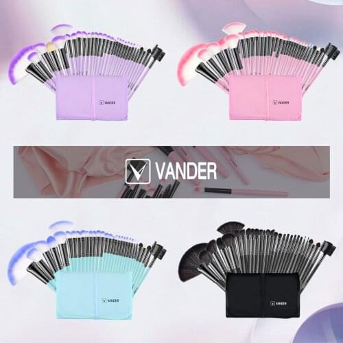 VANDER LIFE 32 Pcs Makeup Brushes Tool Set Cosmetic Powder Eye Shadow Foundation Blush Blending Premium Beauty Make Up Brush