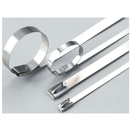 4.6*1100 201 304 STAINLESS STEEL CABLE TIES stainless steel tie bar cable management
